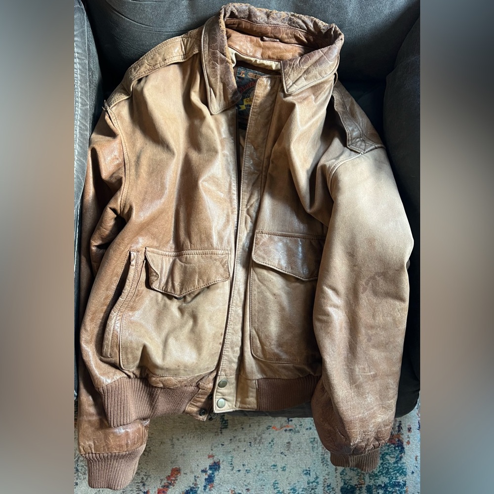 Vintage Leather Coat